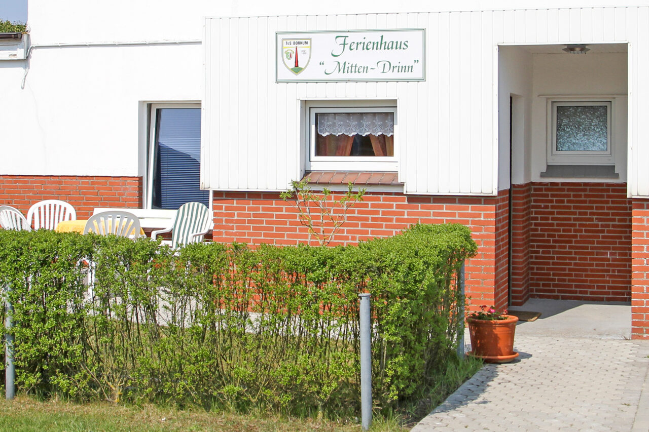 Außenaufnahme Ferienwohnung TuS Borkum